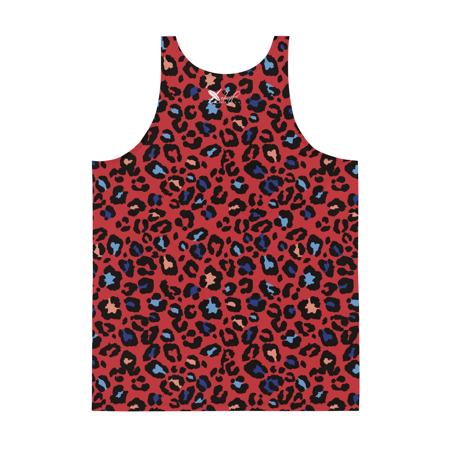 XCLUSIF POETIX RED LEOPARD Unisex Tank Top