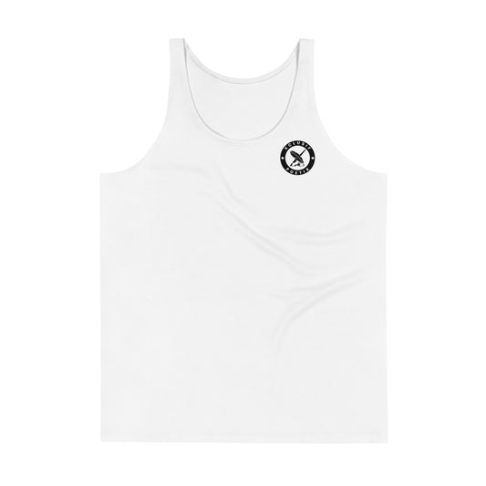 XCLUSIF POETIX WHITE & BLACK LOGO Unisex Tank Top