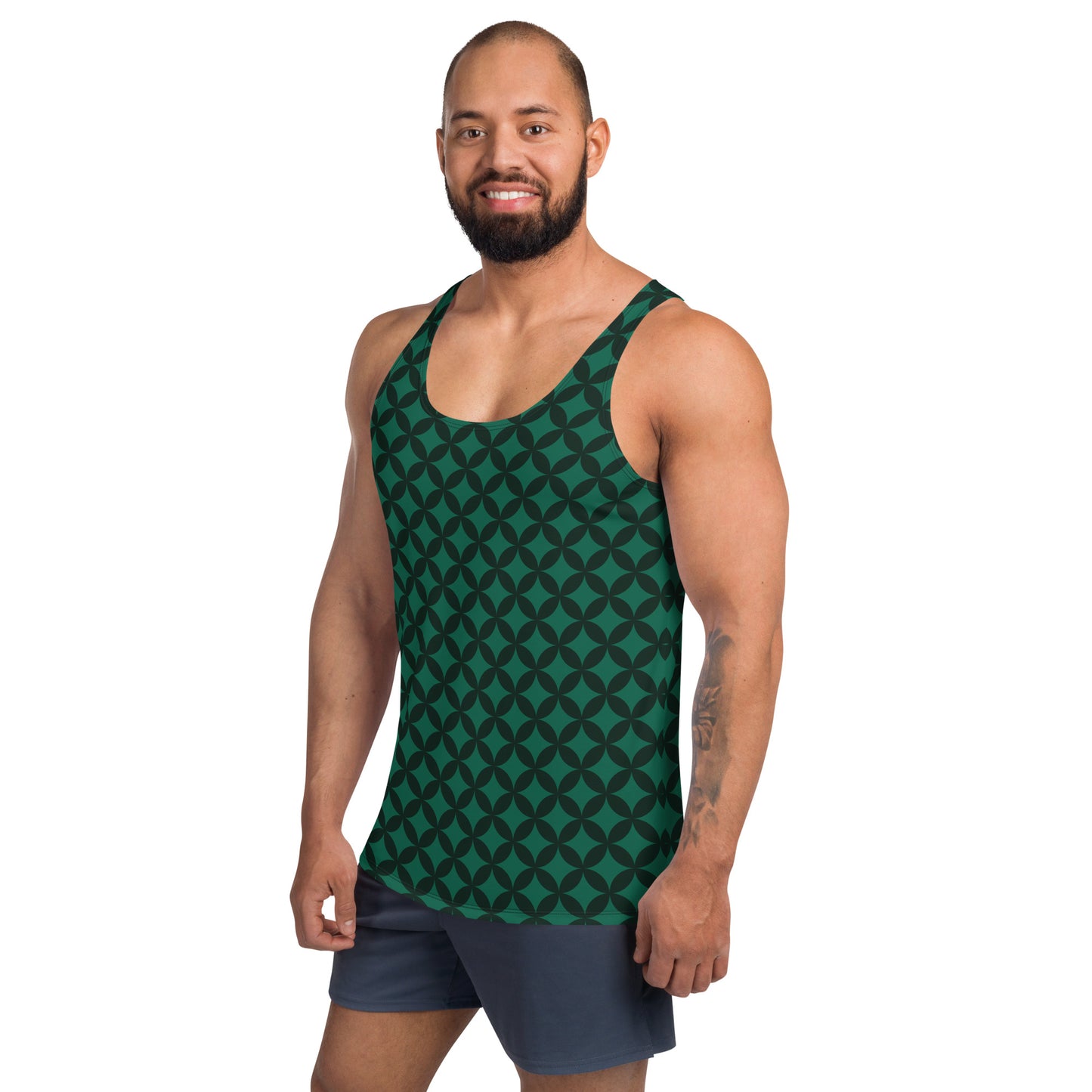 XCLUSIF POETIX LUXURY GREEN Men's Tank Top