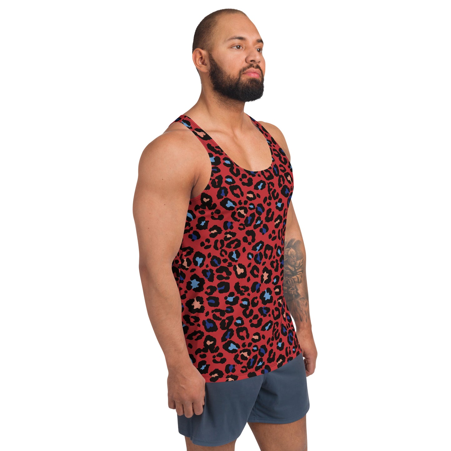 XCLUSIF POETIX RED LEOPARD Unisex Tank Top