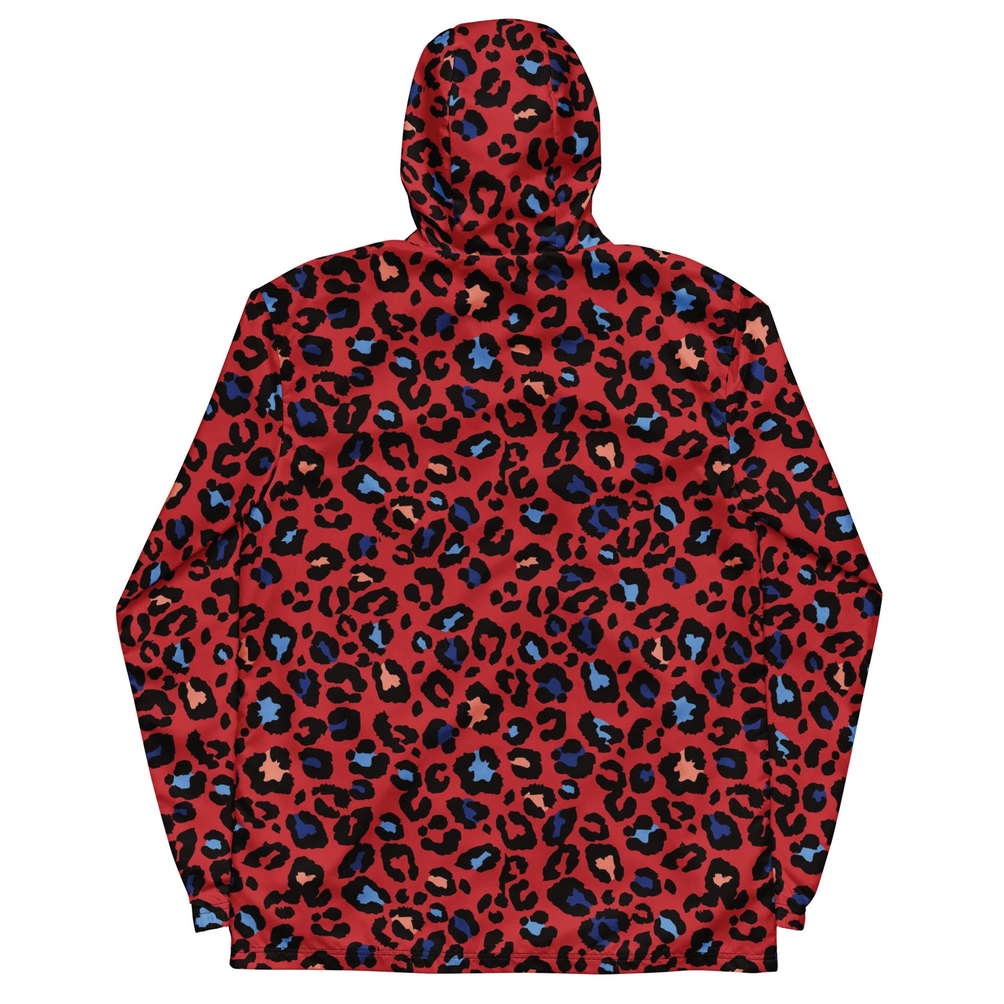 XCLUSIF POETIX RED LEOPARD Men’s windbreaker