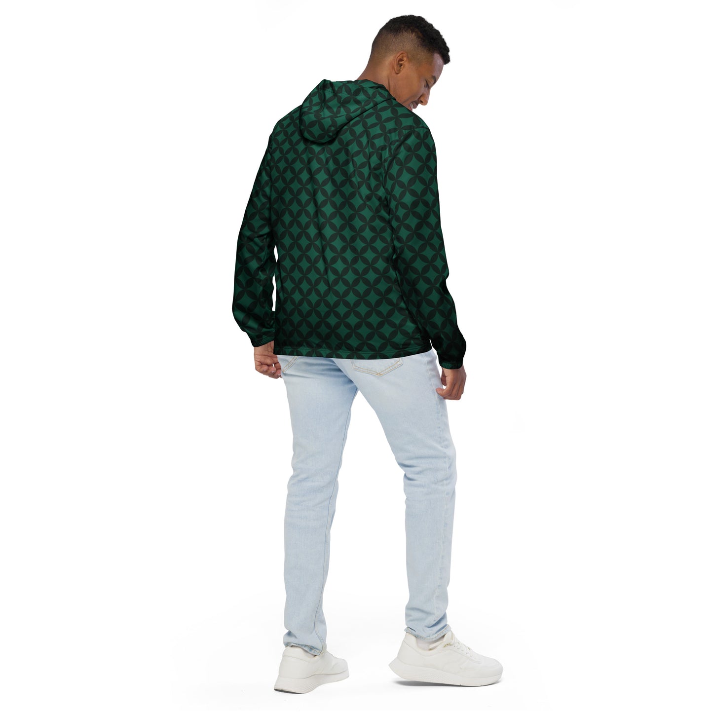 XCLUSIF POETIX LUXURY GREEN Men’s windbreaker