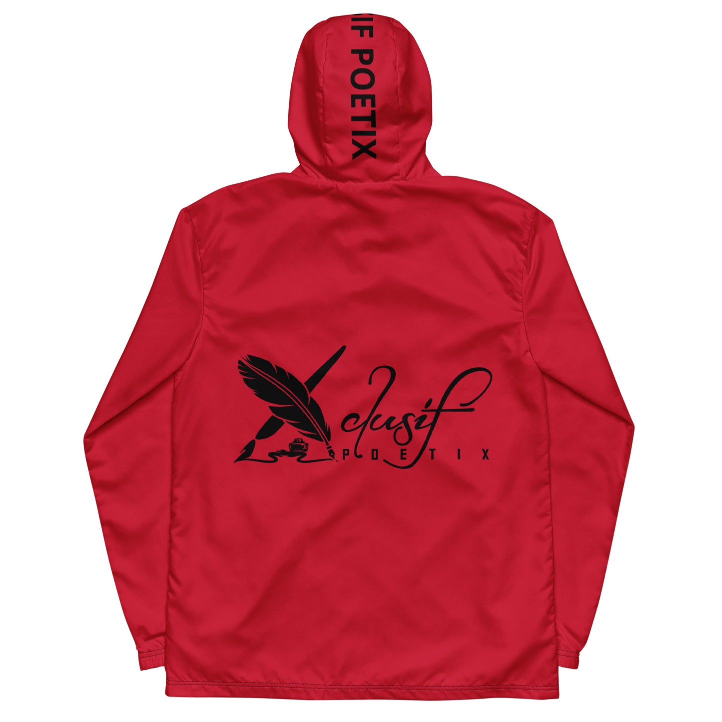 XCLUSIF POETIX RED & BLACK Men’s windbreaker