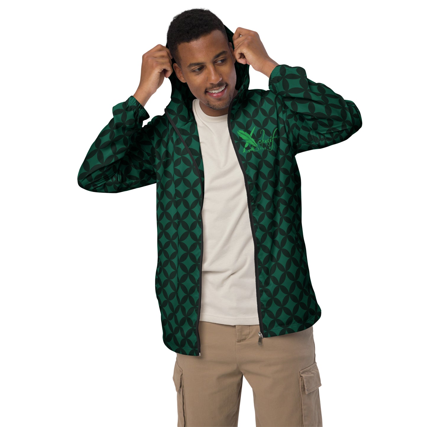 XCLUSIF POETIX LUXURY GREEN Men’s windbreaker