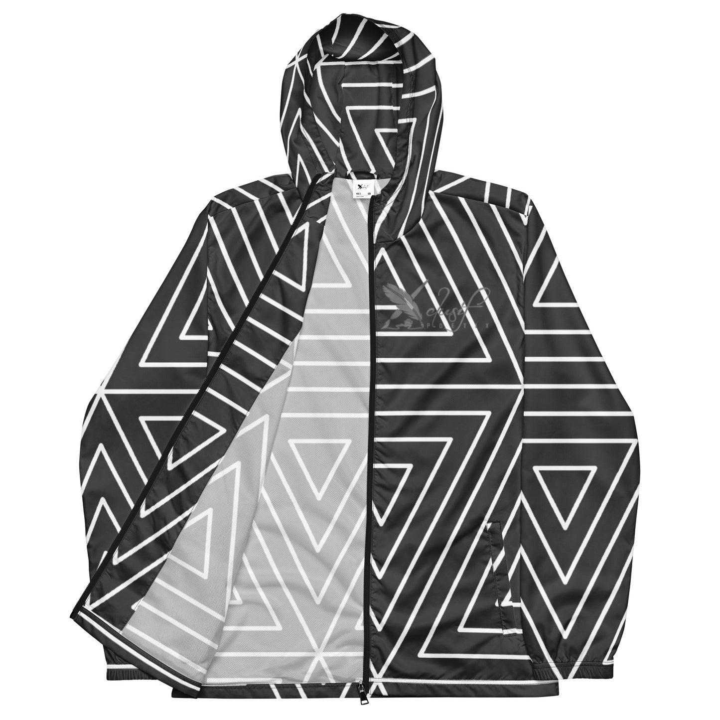 XCLUSIF POETIX BLACK TRIANGLE Men’s windbreaker