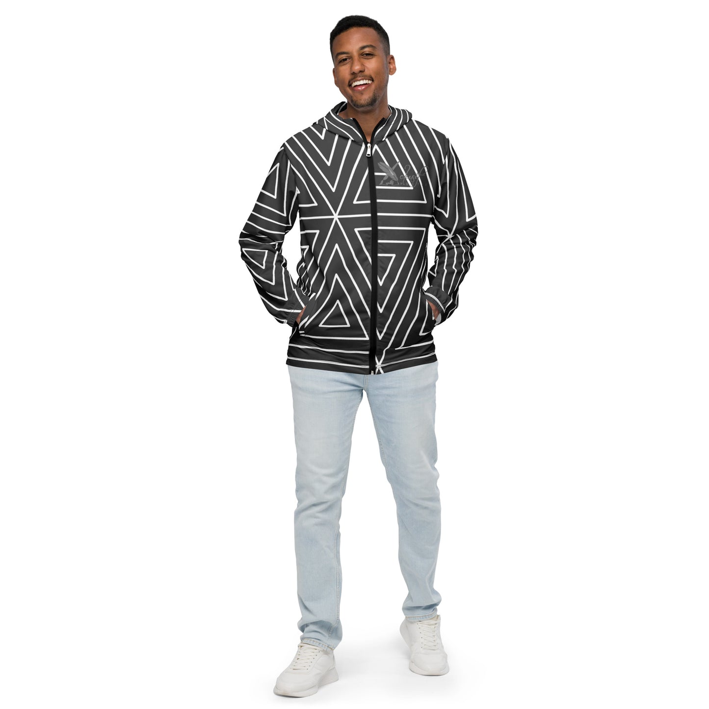 XCLUSIF POETIX BLACK TRIANGLE Men’s windbreaker