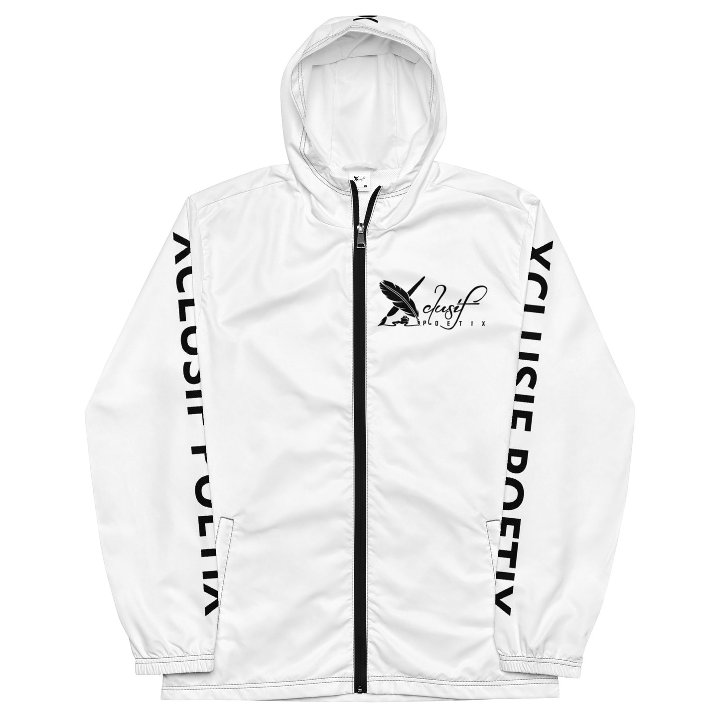 XCLUSIF POETIX WHITE & BLACK Men’s windbreaker