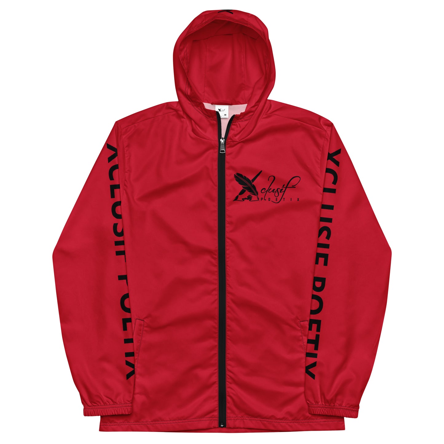 XCLUSIF POETIX RED & BLACK Men’s windbreaker