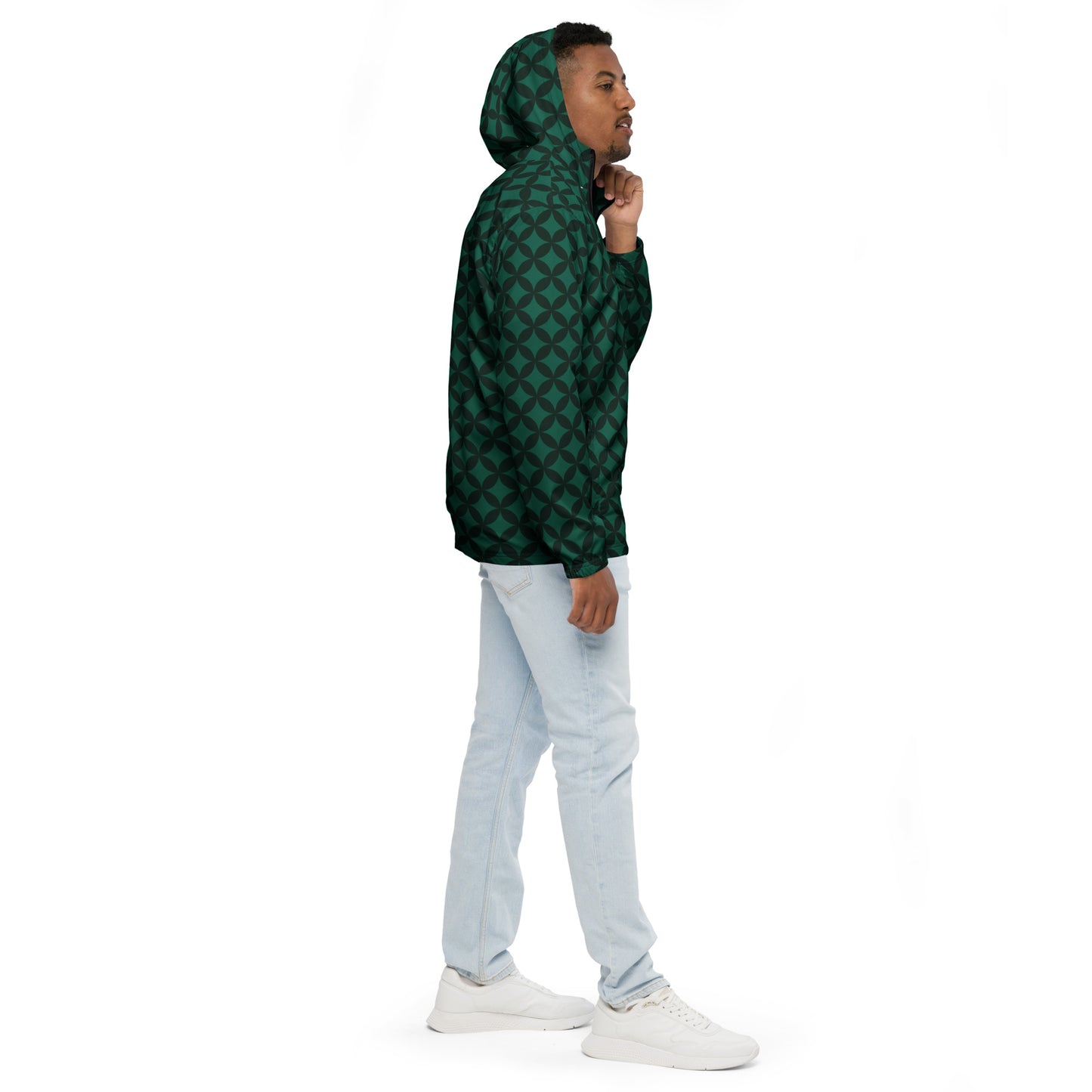 XCLUSIF POETIX LUXURY GREEN Men’s windbreaker