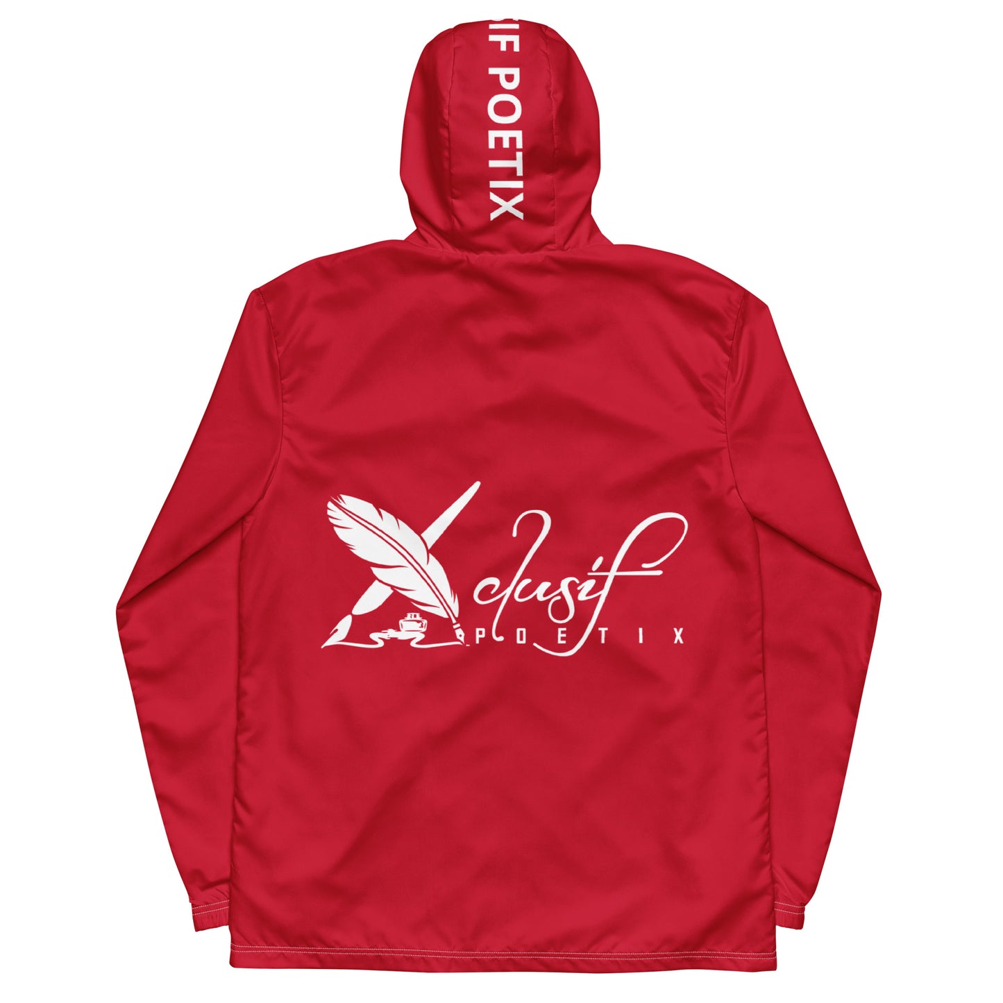 XCLUSIF POETIX RED & WHITE Men’s windbreaker