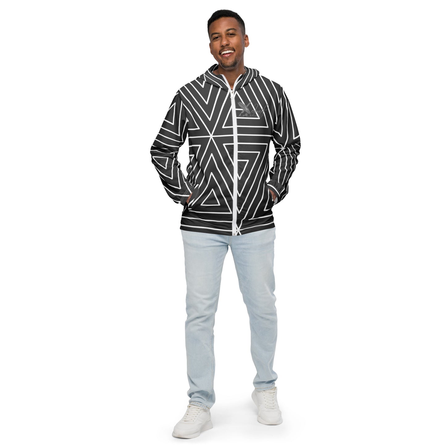 XCLUSIF POETIX BLACK TRIANGLE Men’s windbreaker