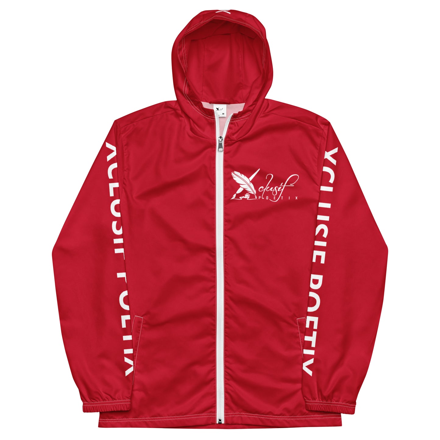 XCLUSIF POETIX RED & WHITE Men’s windbreaker