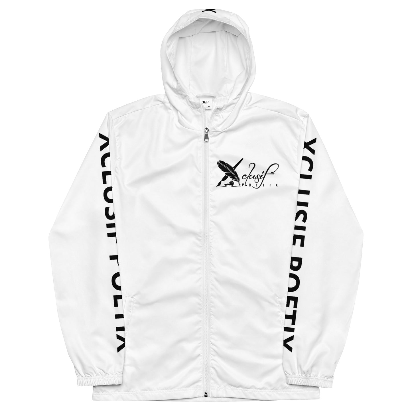 XCLUSIF POETIX WHITE & BLACK Men’s windbreaker