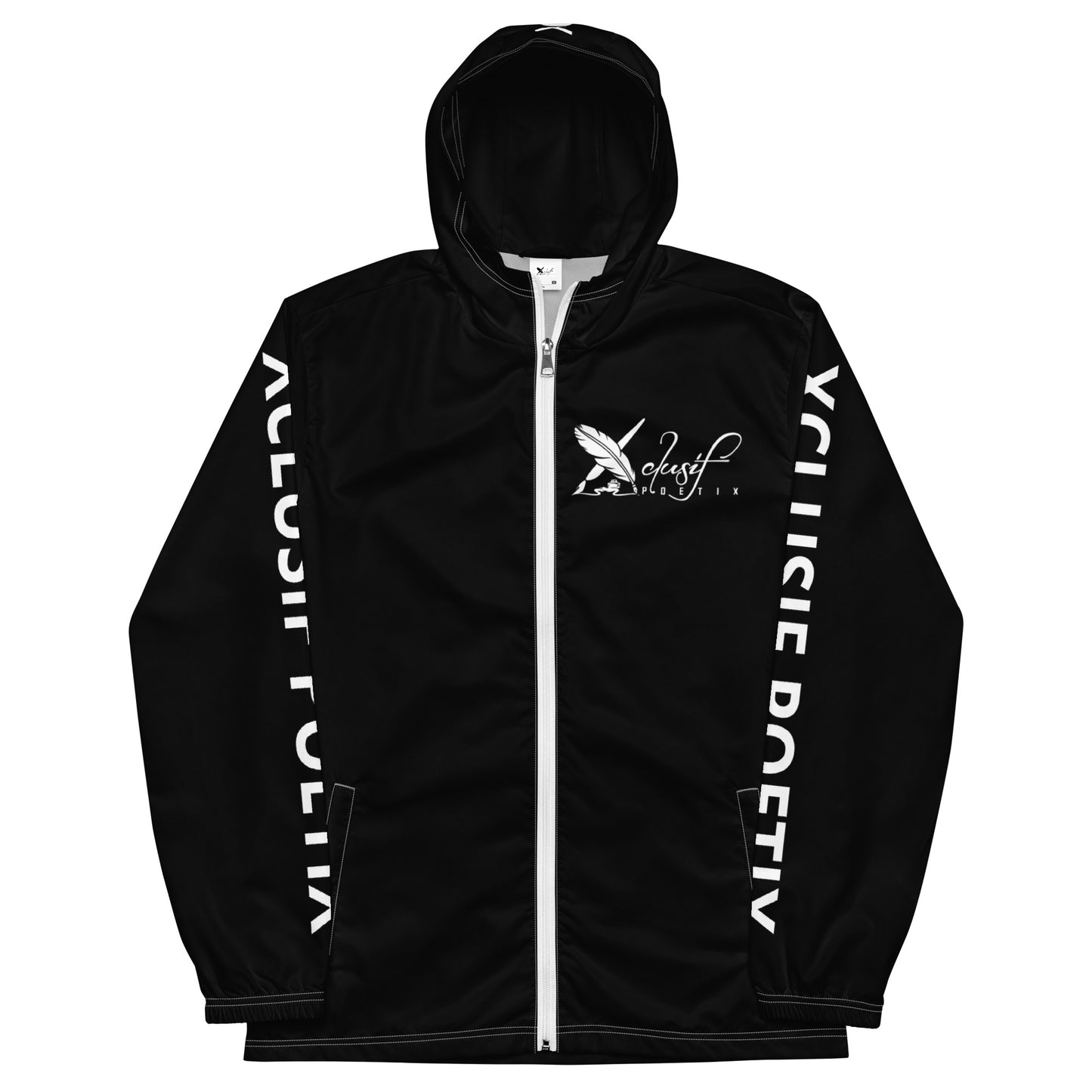 XCLUSIF POETIX BLACK & WHITE Men’s windbreaker