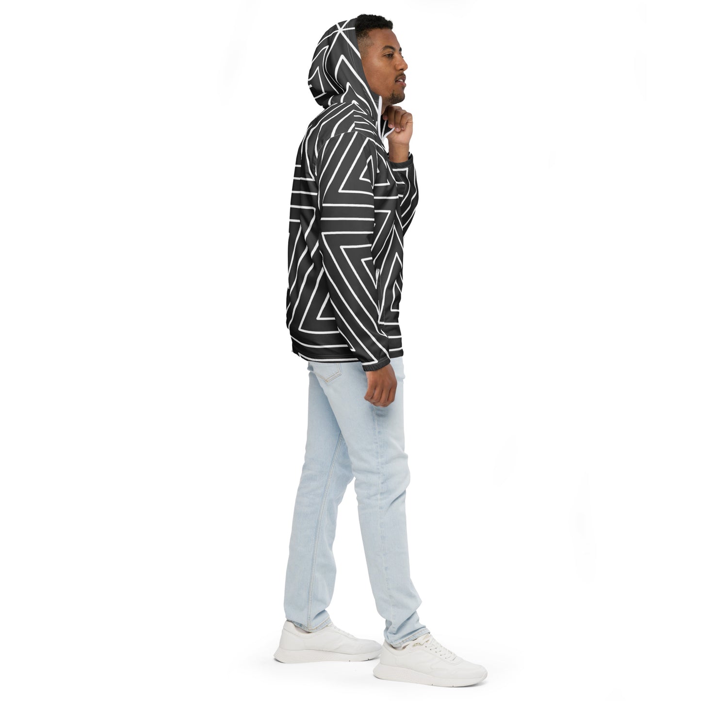 XCLUSIF POETIX BLACK TRIANGLE Men’s windbreaker