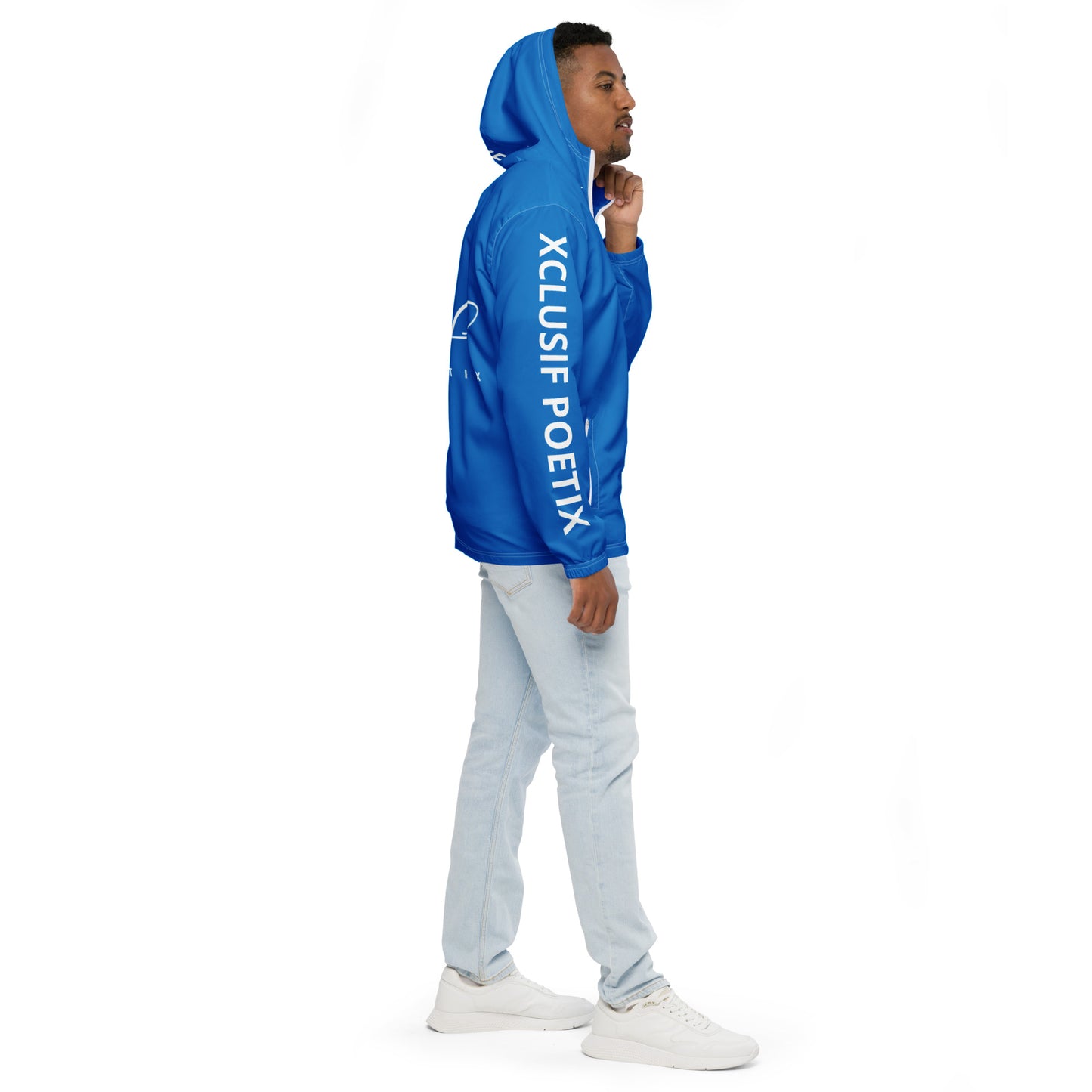 XCLUSIF POETIX BLUE & WHITE Men’s windbreaker