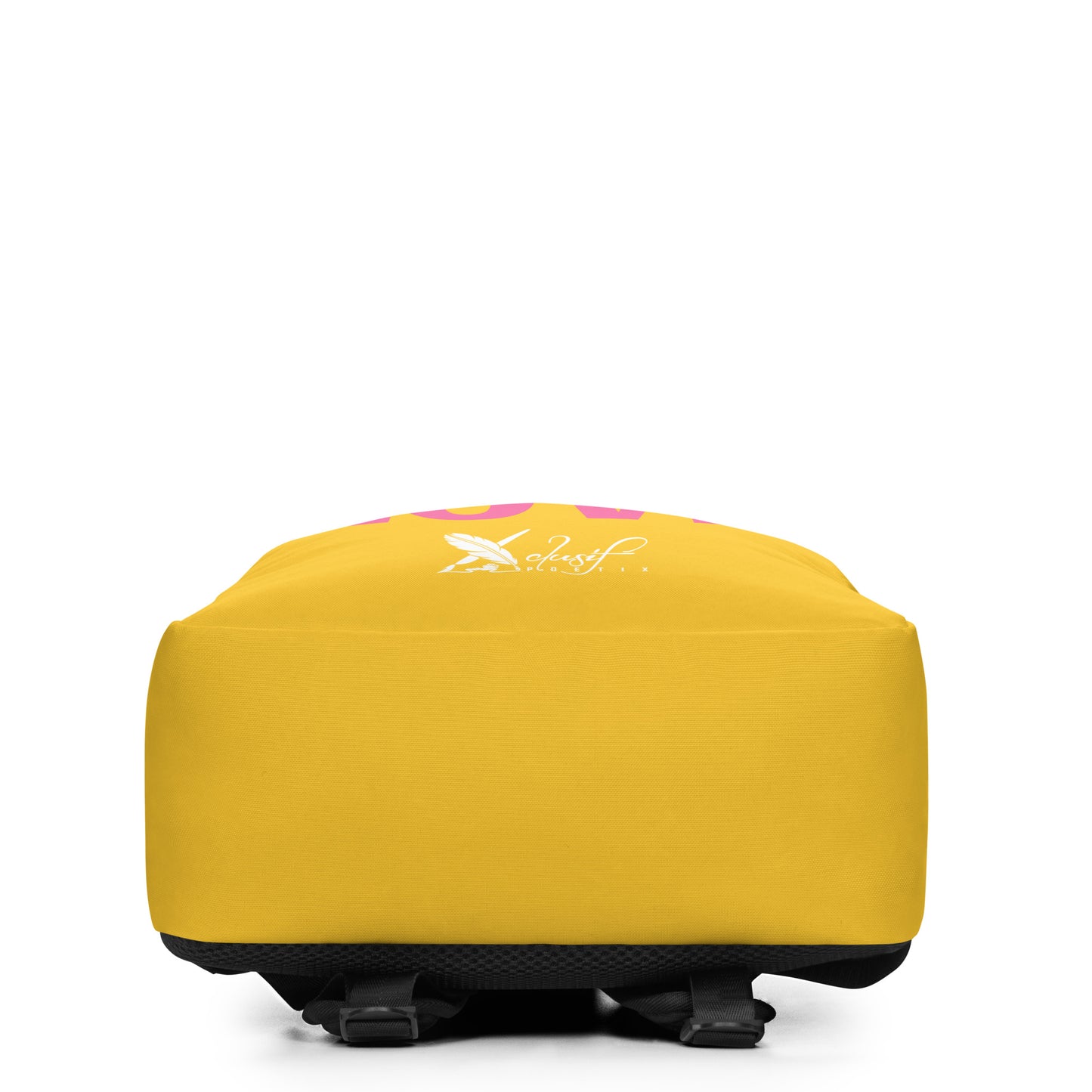 "LIVE FOR WHAT YOU LOVE" BY XCLUSIF POETIX YELLOW Minimalist Backpack