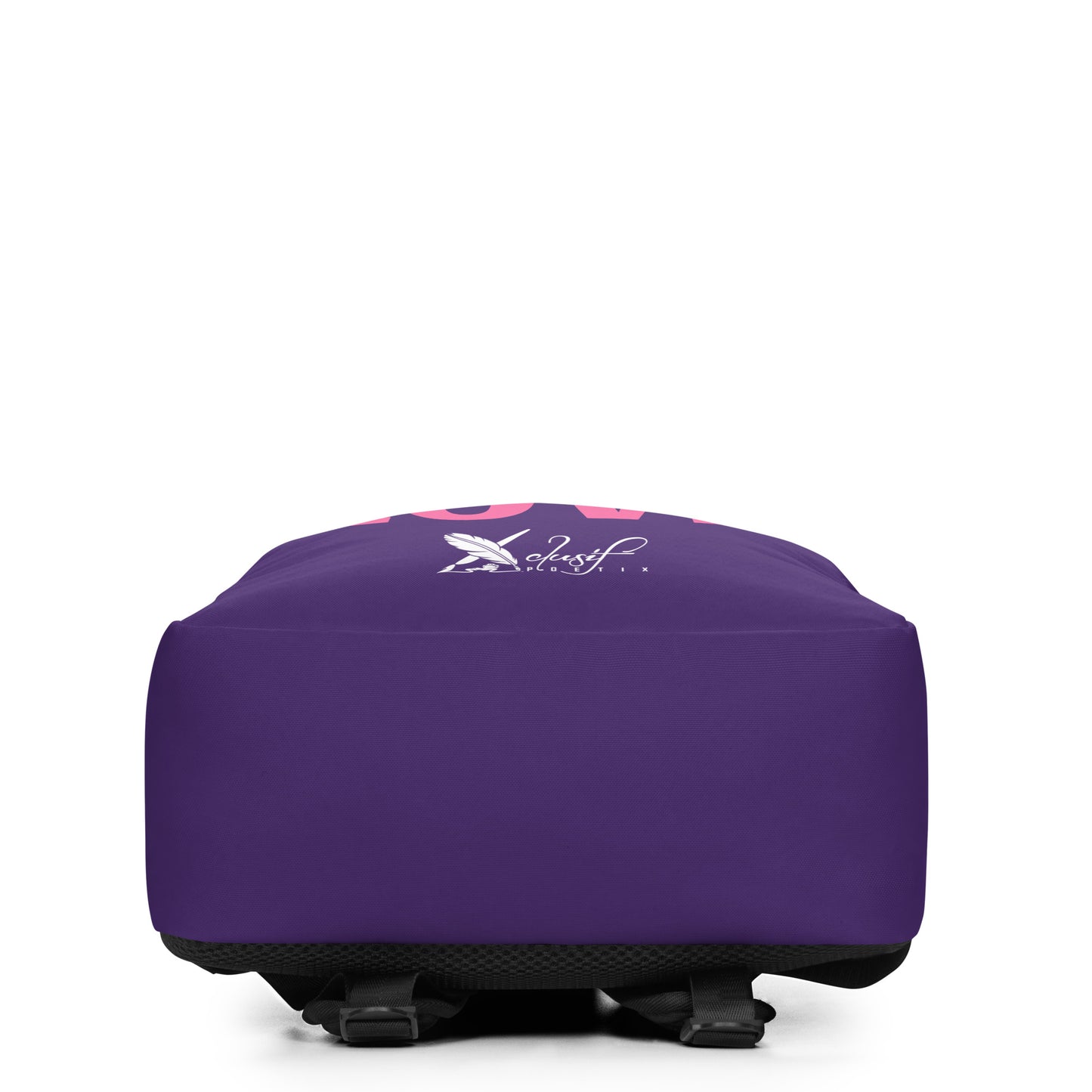 "LIVE FOR WHAT YOU LOVE" BY XCLUSIF POETIX PURPLE Minimalist Backpack