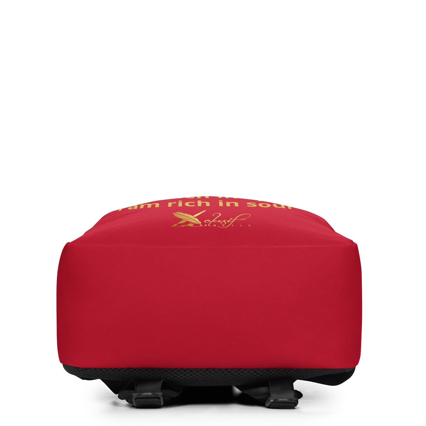 RICH BY XCLUSIF POETIX RED & GOLD Minimalist Backpack