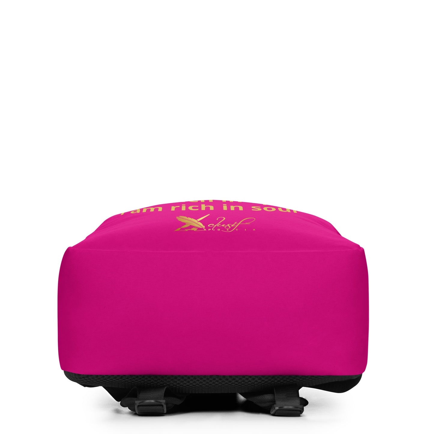 RICH BY XCLUSIF POETIX HOT PINK & GOLD Minimalist Backpack