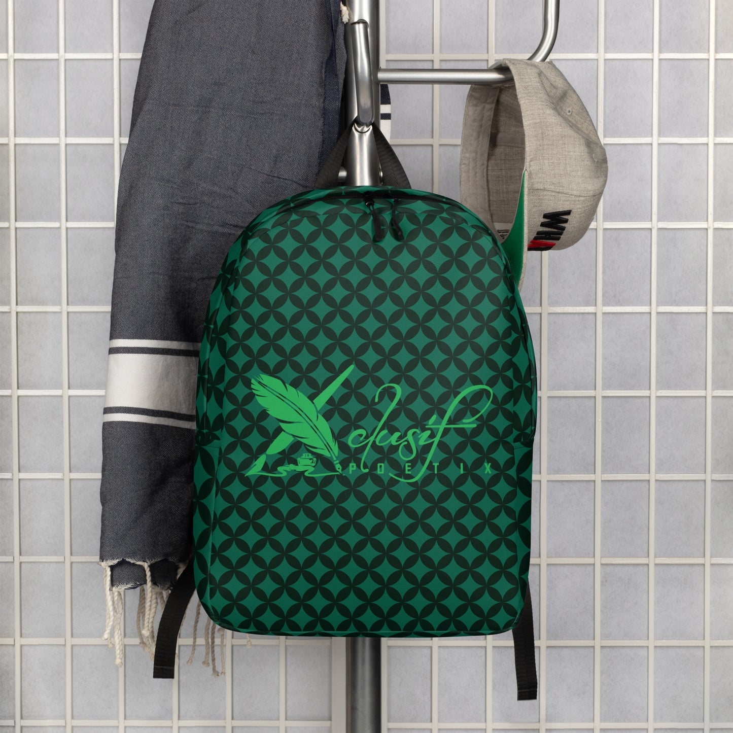 XCLUSIF POETIX LUXURY GREEN Minimalist Backpack