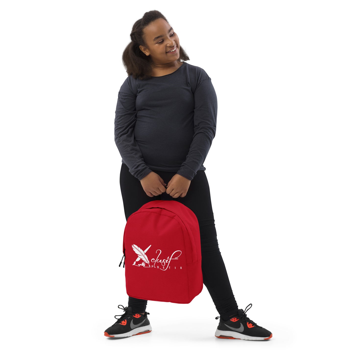 XCLUSIF POETIX RED Minimalist Backpack