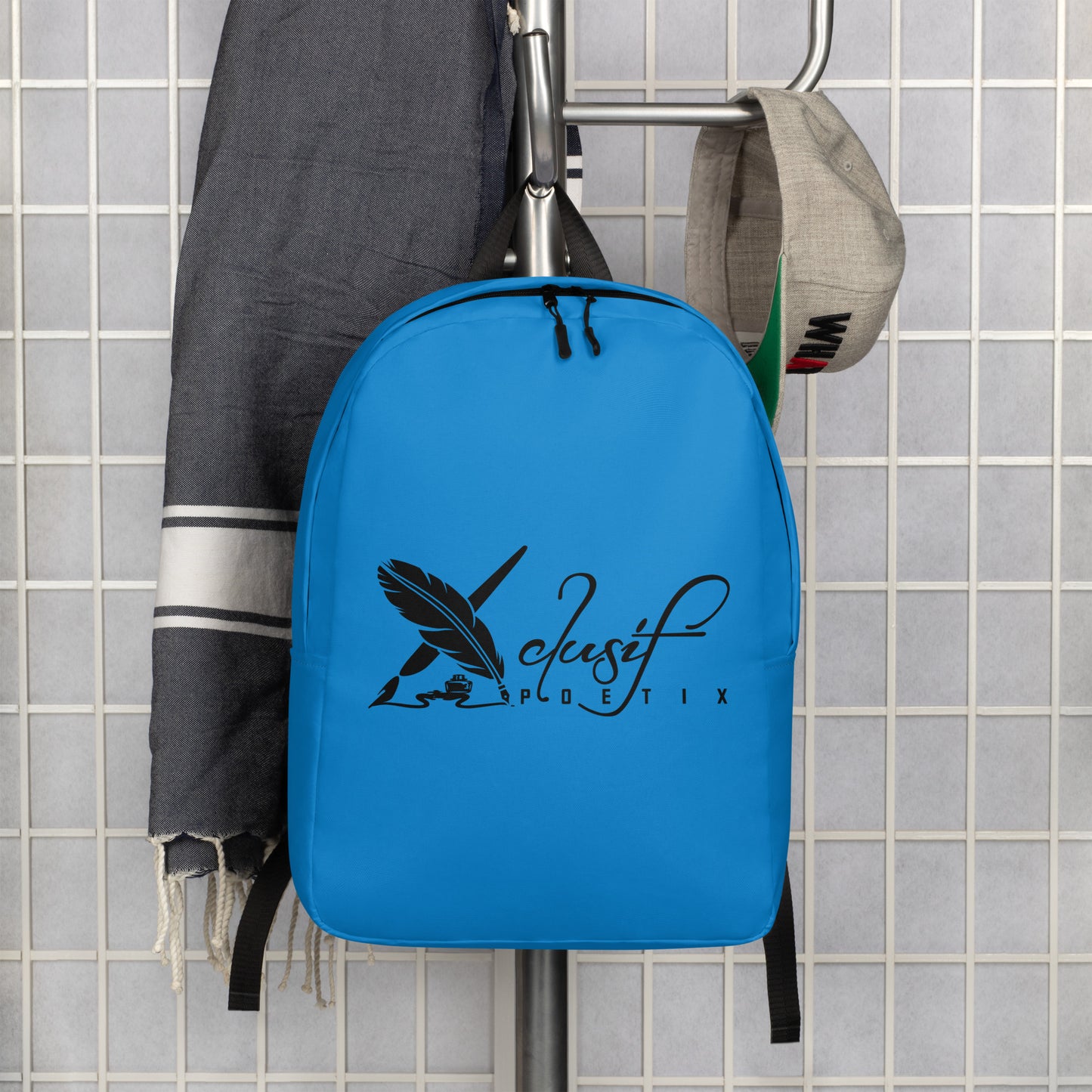 XCLUSIF POETIX BLUE & BLACK Minimalist Backpack