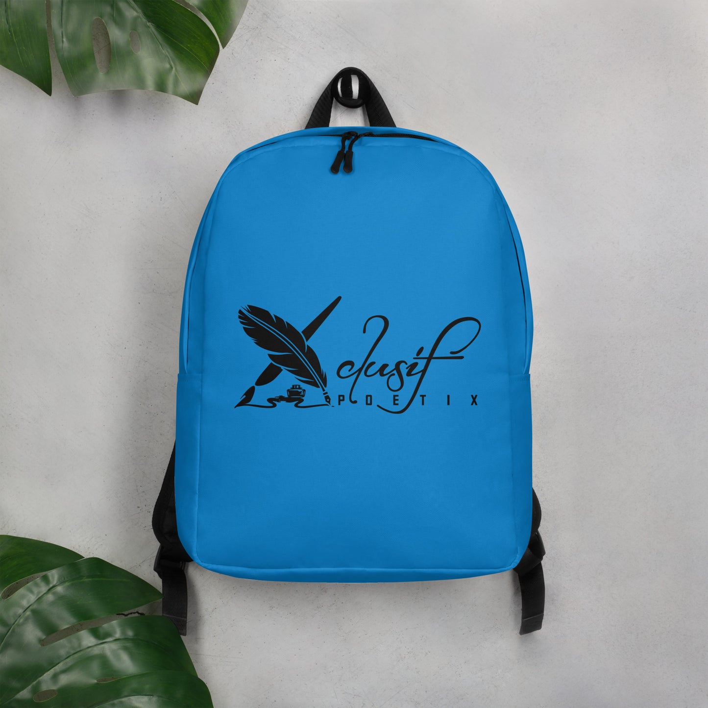 XCLUSIF POETIX BLUE & BLACK Minimalist Backpack