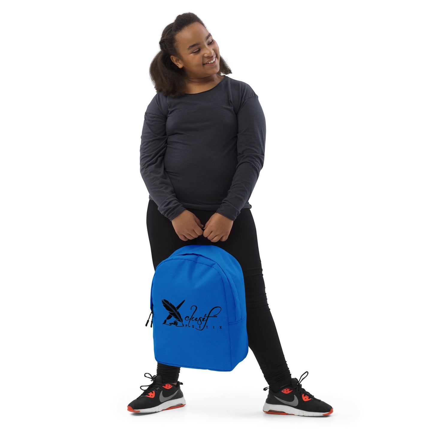 XCLUSIF POETIX BLUE & BLACK Minimalist Backpack