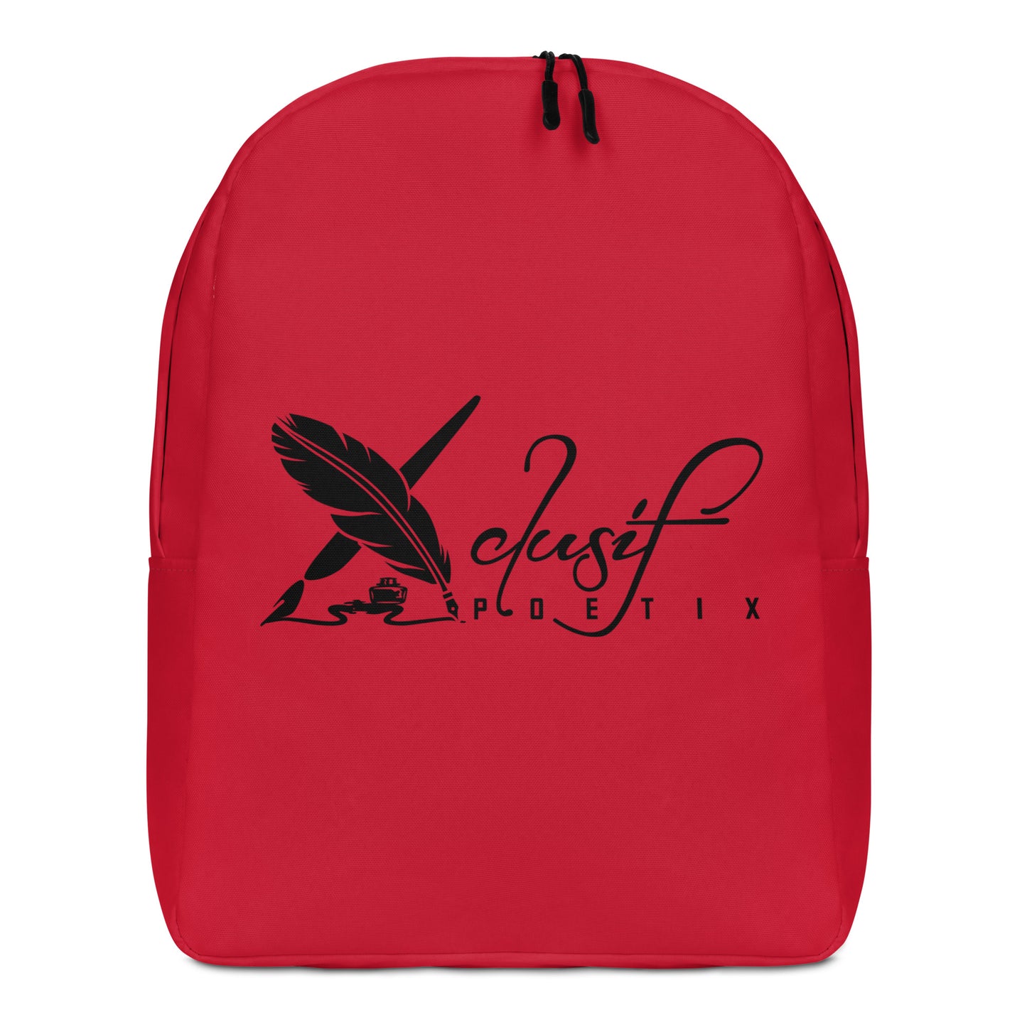 XCLUSIF POETIX RED & BLACK Minimalist Backpack