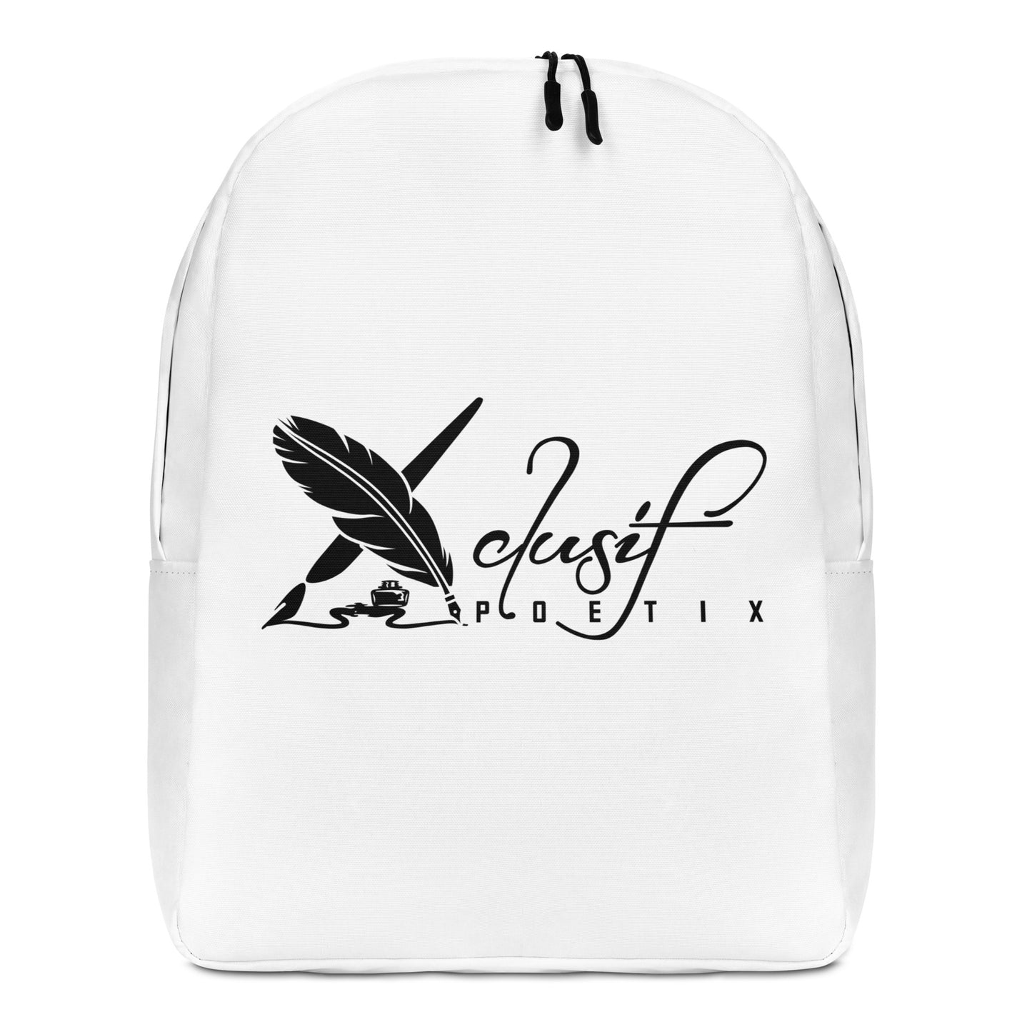 XCLUSIF POETIX WHITE & BLACK Minimalist Backpack