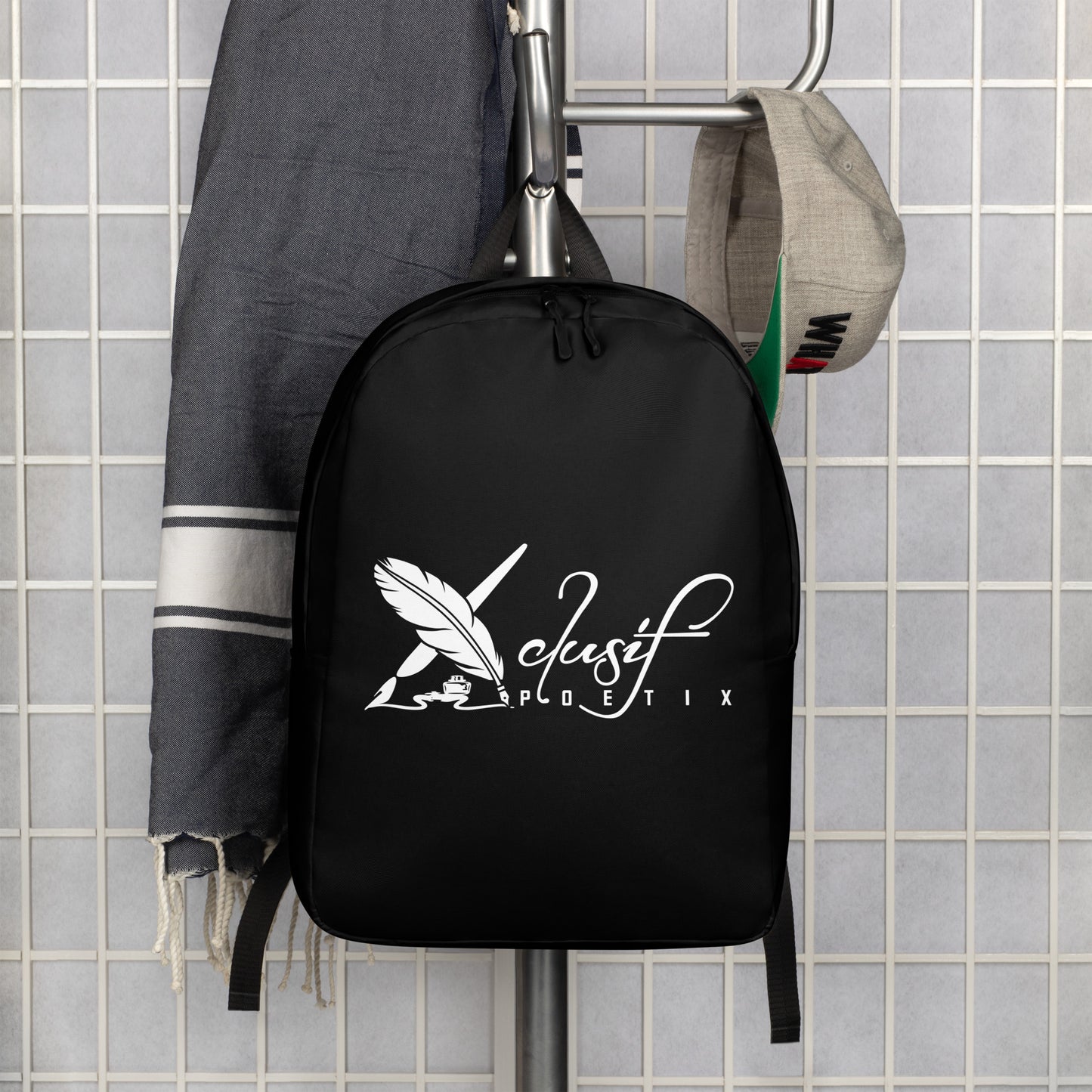 XCLUSIF POETIX BLACK & WHITE Minimalist Backpack