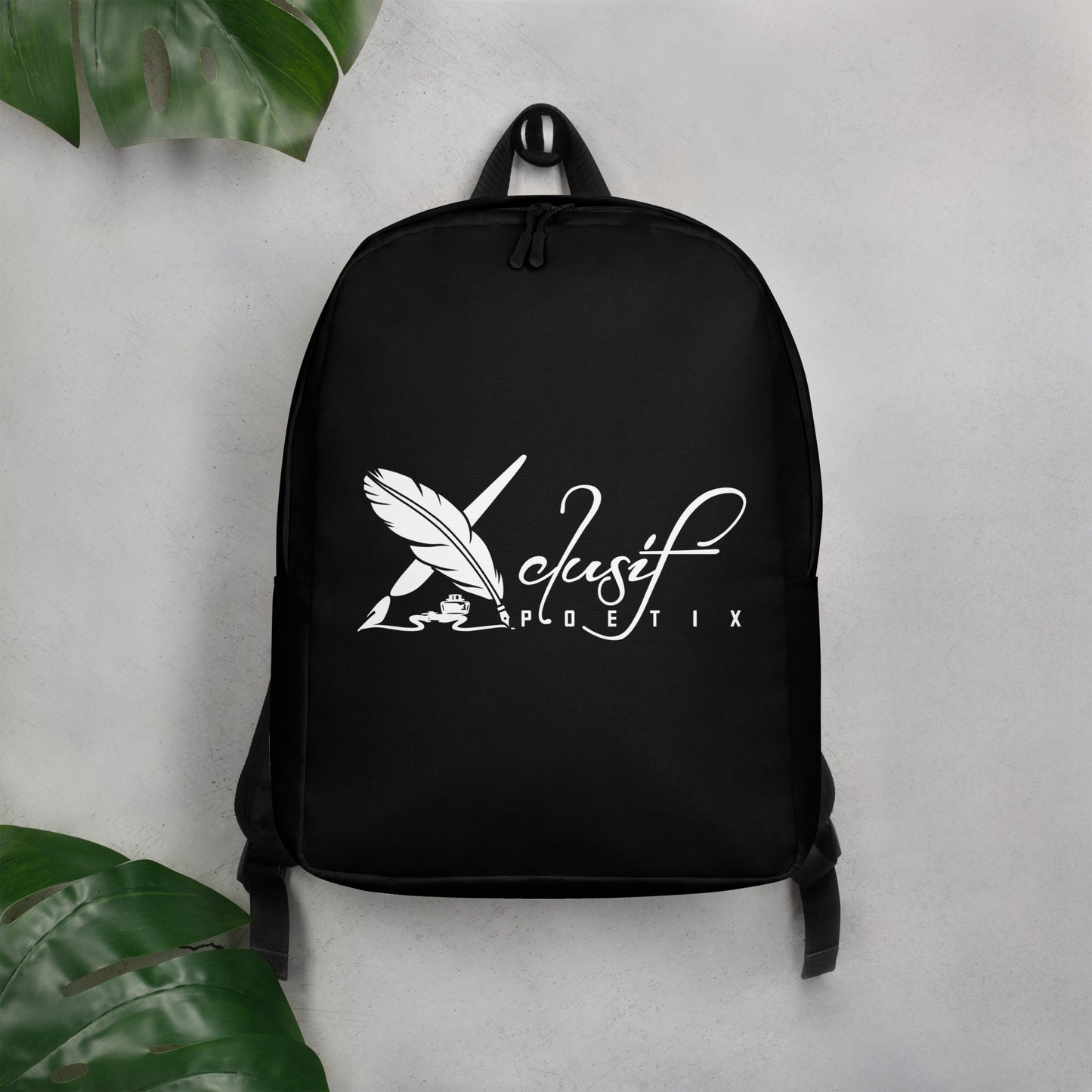 XCLUSIF POETIX BLACK & WHITE Minimalist Backpack