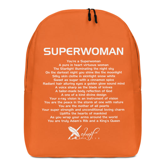 SUPERWOMAN BY XCLUSIF POETIX ORANGE Minimalist Backpack