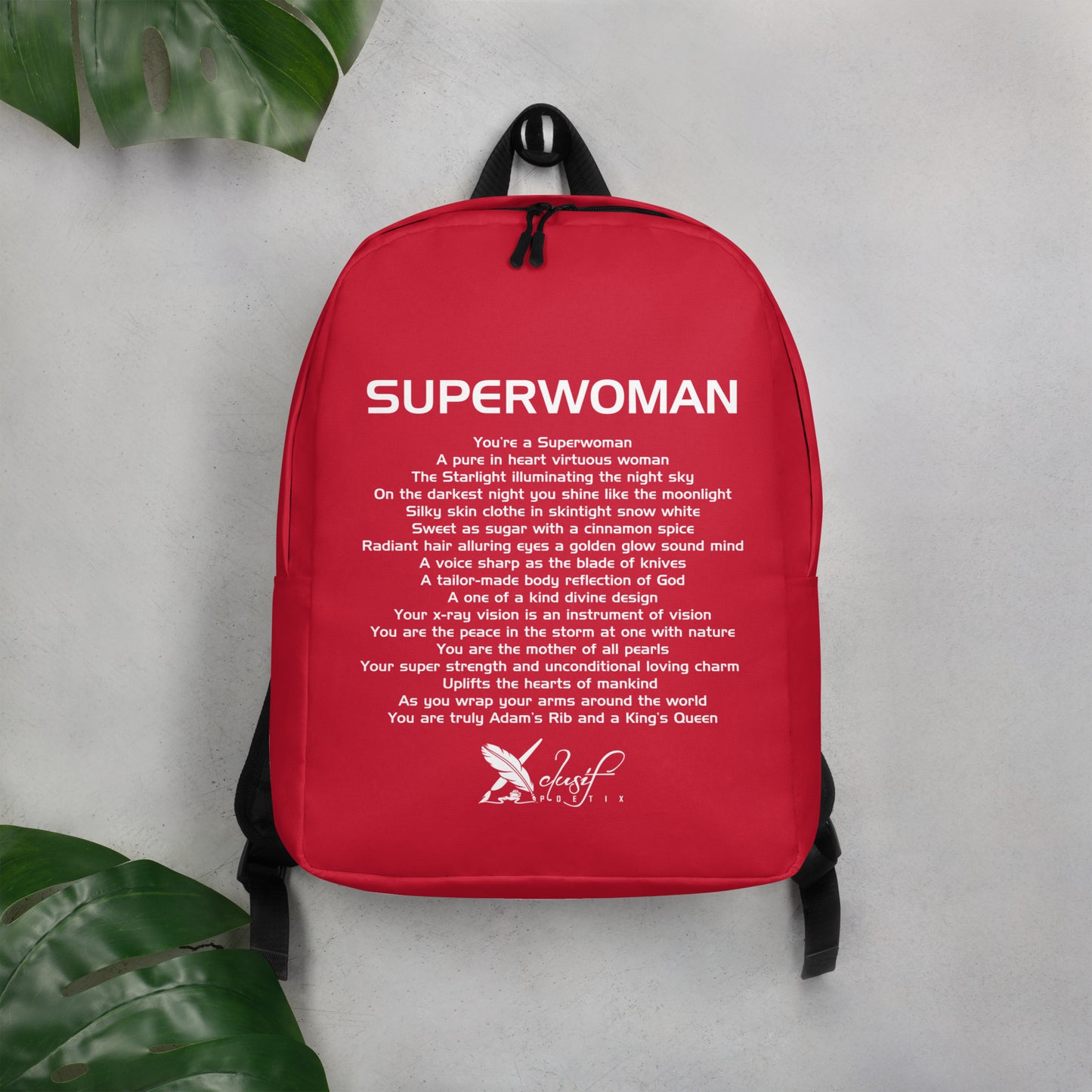 SUPERWOMAN BY XCLUSIF POETIX RED Minimalist Backpack