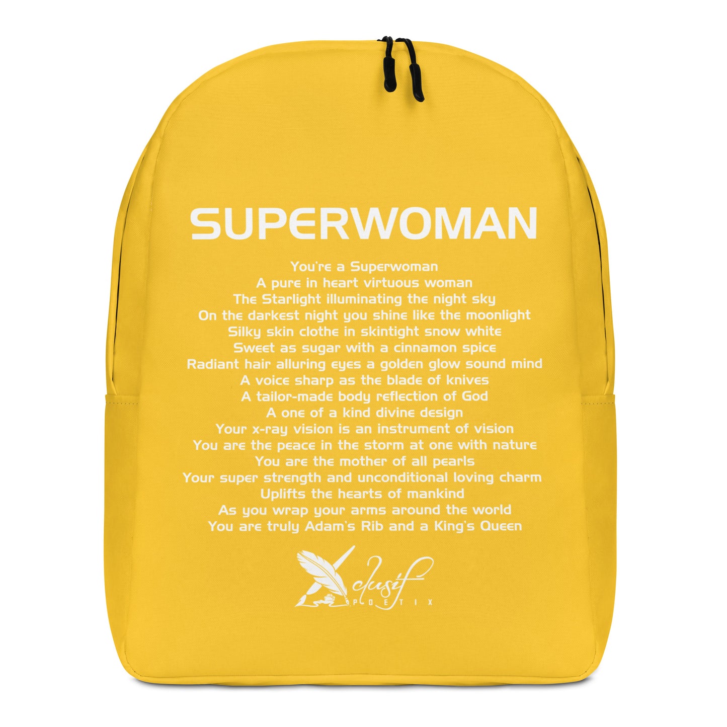 SUPERWOMAN BY XCLUSIF POETIX YELLOW Minimalist Backpack