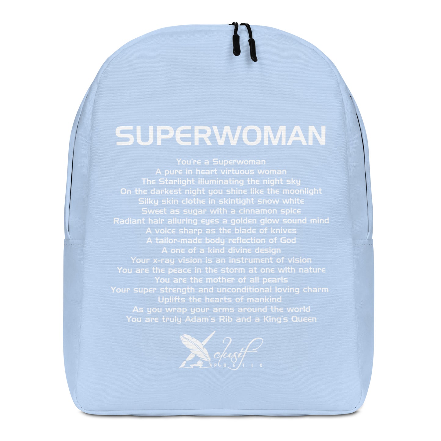 SUPERWOMAN BY XCLUSIF POETIX LIGHT BLUE Minimalist Backpack