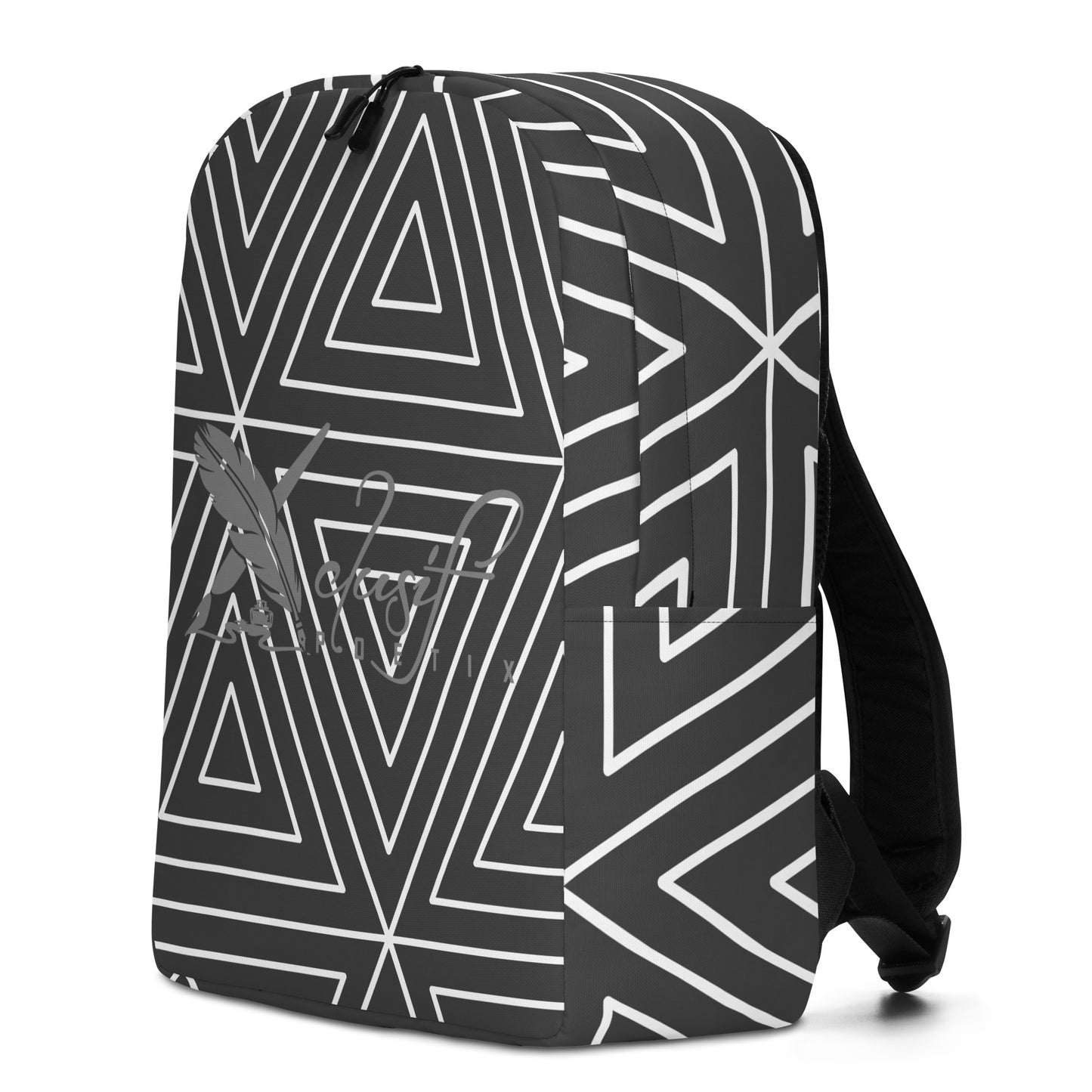 XCLUSIF POETIX BLACK TRIANGLE Minimalist Backpack