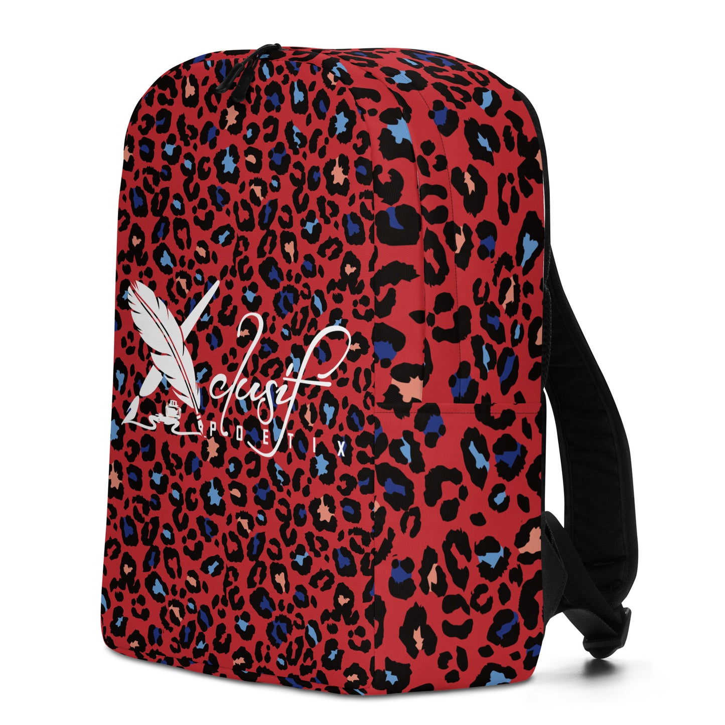 XCLUSIF POETIX RED LEOPARD Minimalist Backpack