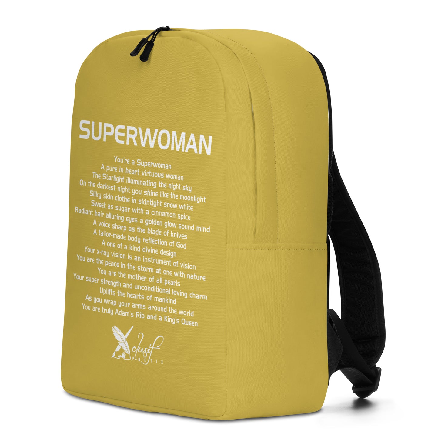 SUPERWOMAN BY XCLUSIF POETIX GOLD Minimalist Backpack