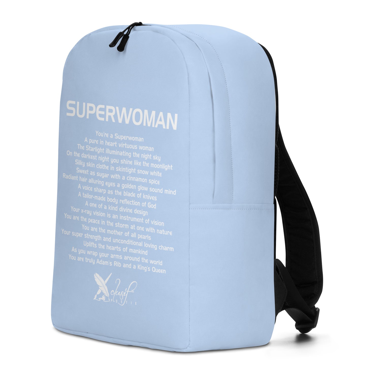 SUPERWOMAN BY XCLUSIF POETIX LIGHT BLUE Minimalist Backpack