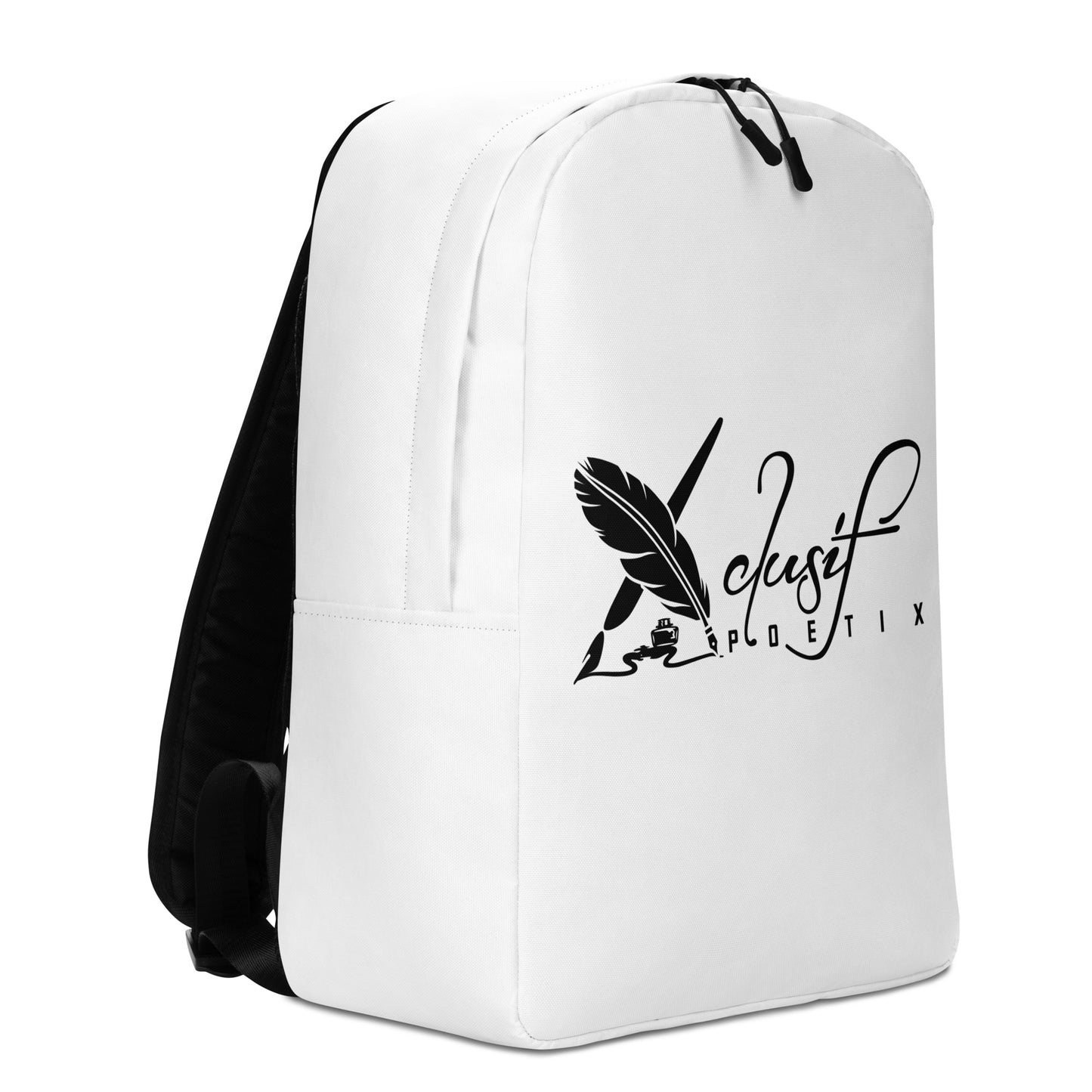 XCLUSIF POETIX WHITE & BLACK Minimalist Backpack