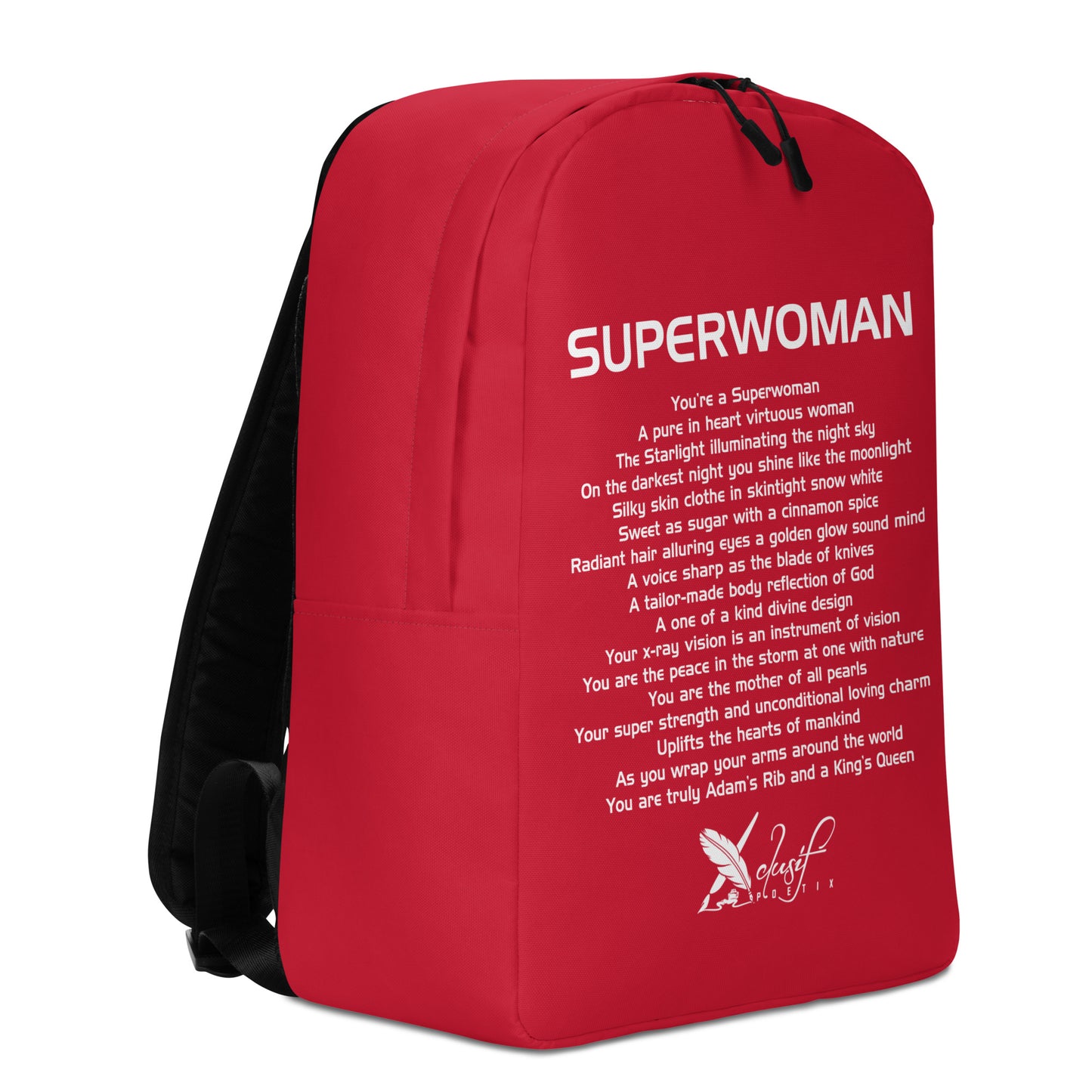 SUPERWOMAN BY XCLUSIF POETIX RED Minimalist Backpack