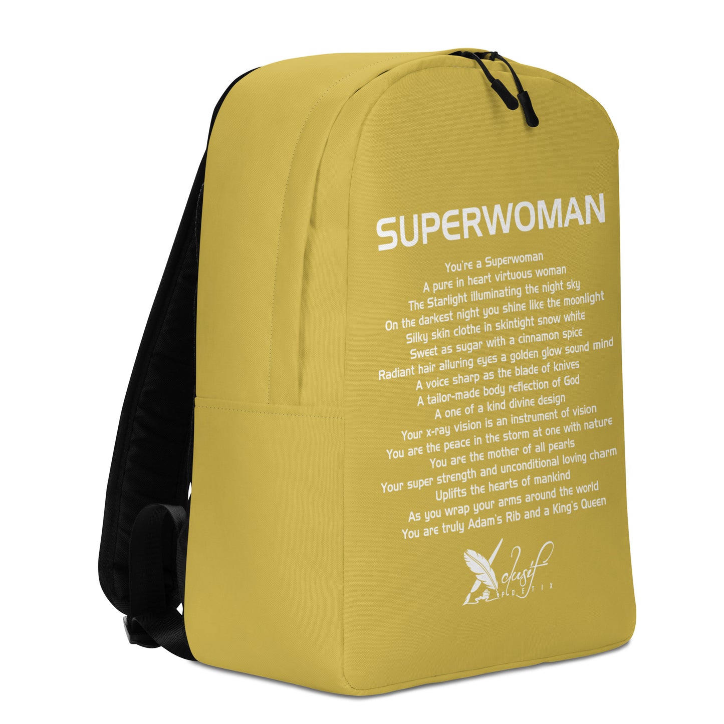 SUPERWOMAN BY XCLUSIF POETIX GOLD Minimalist Backpack