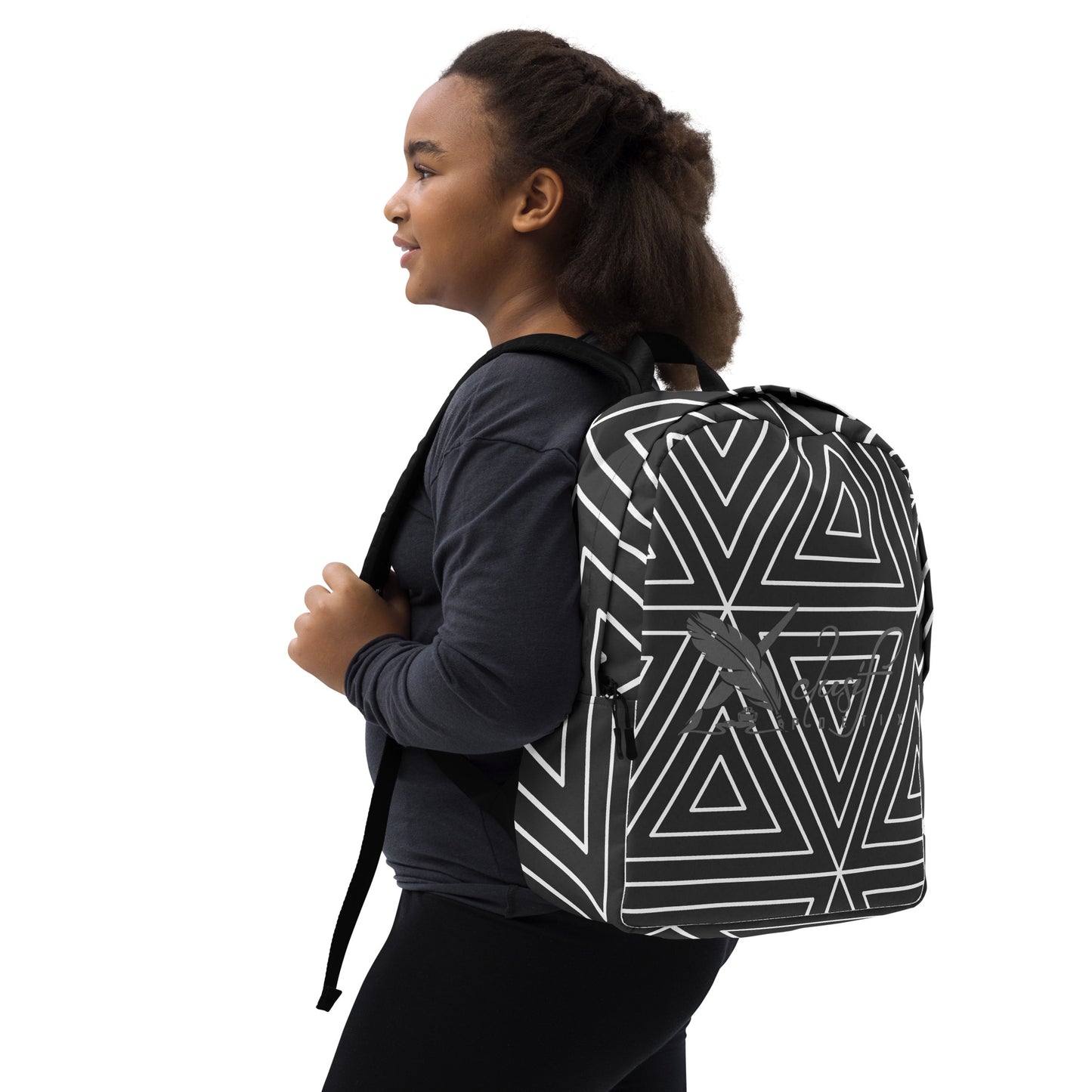 XCLUSIF POETIX BLACK TRIANGLE Minimalist Backpack