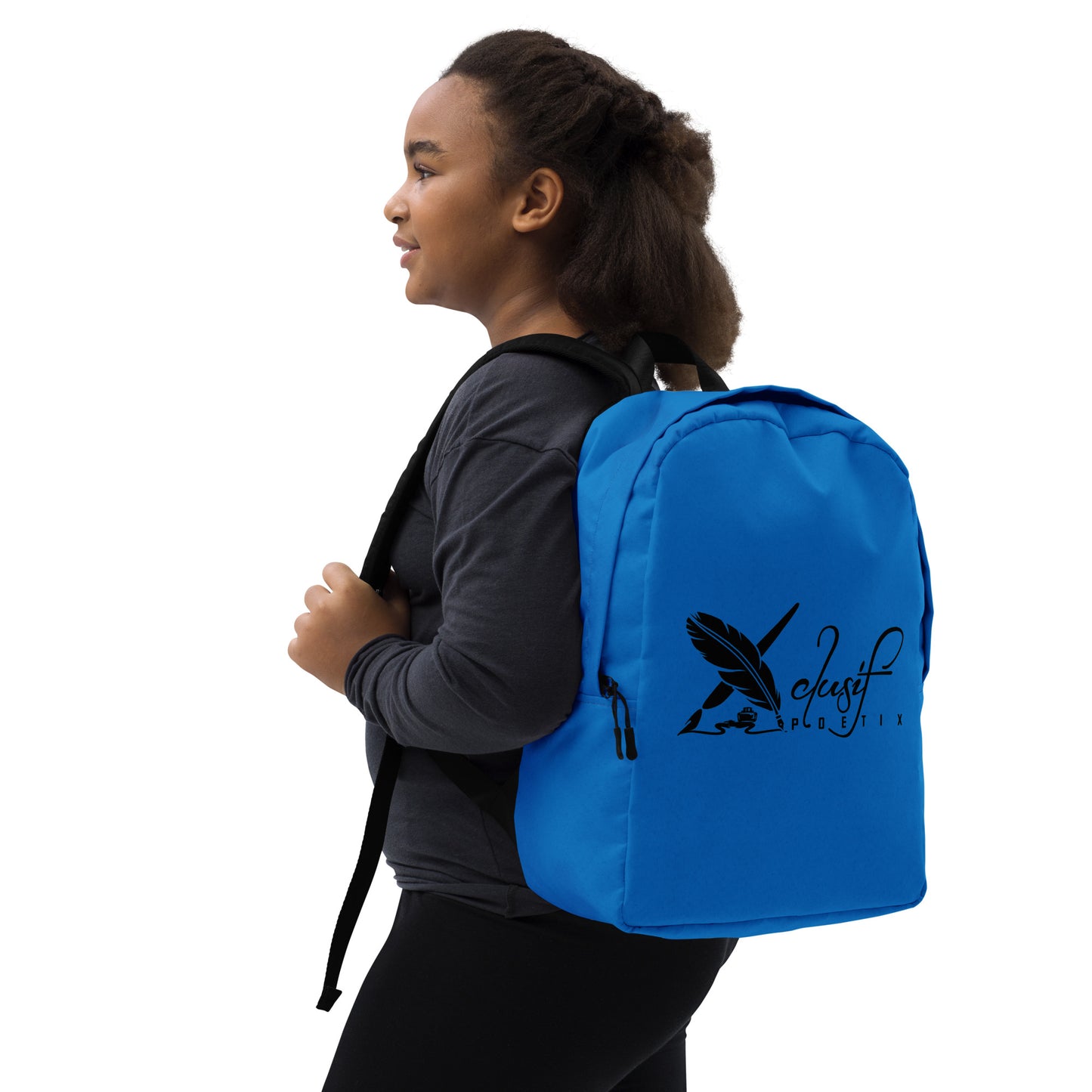 XCLUSIF POETIX BLUE & BLACK Minimalist Backpack