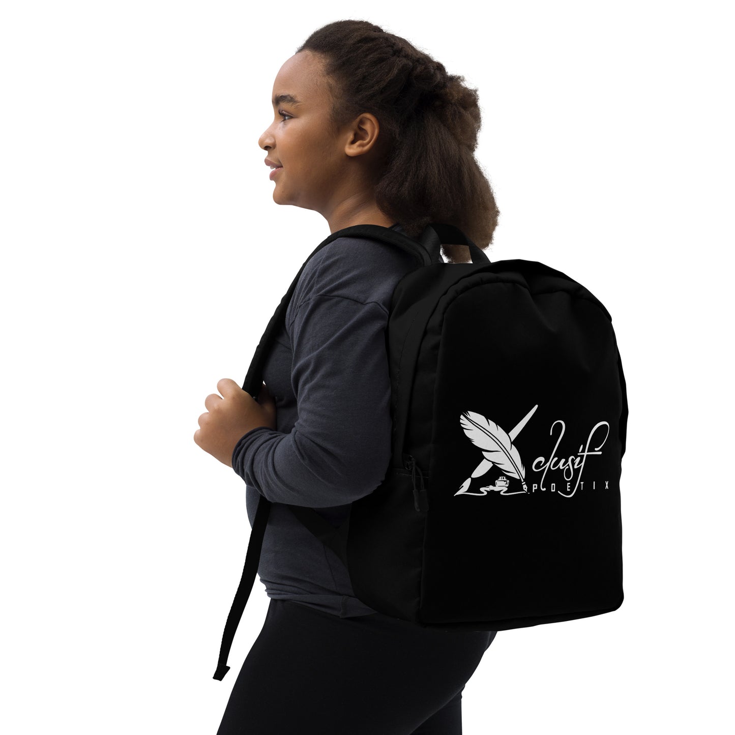 XCLUSIF POETIX BLACK & WHITE Minimalist Backpack