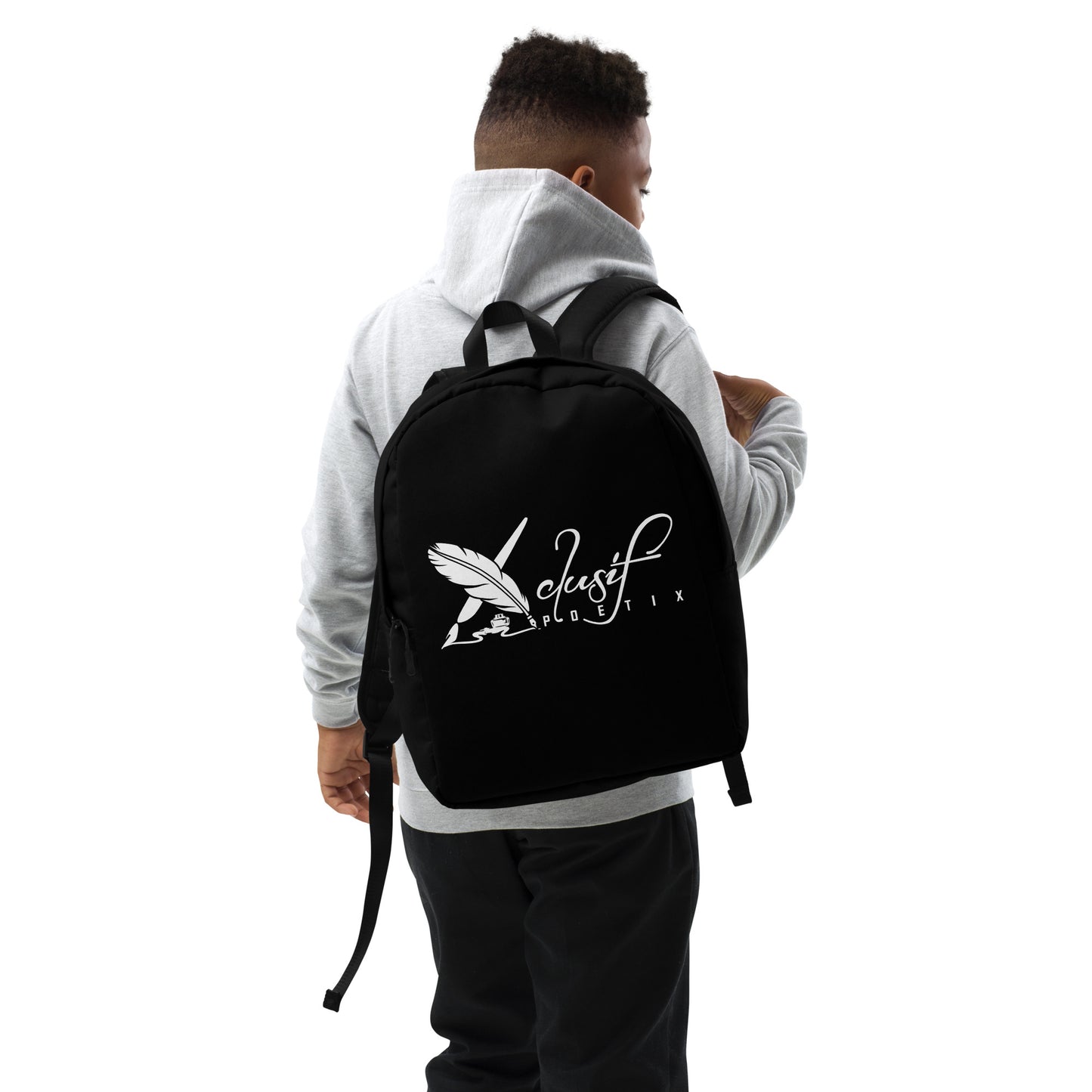 XCLUSIF POETIX BLACK & WHITE Minimalist Backpack