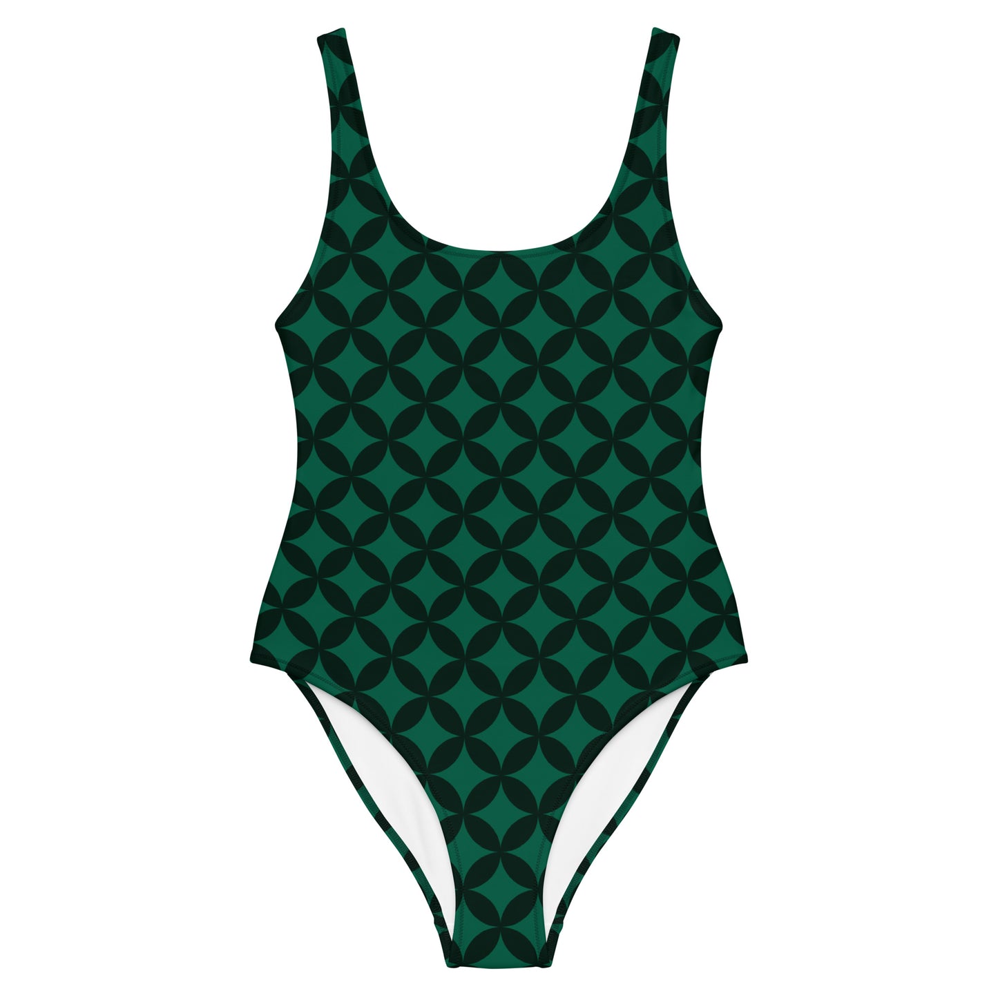 XCLUSIF POETIX LUXURY GREEN Women's One-Piece Swimsuit