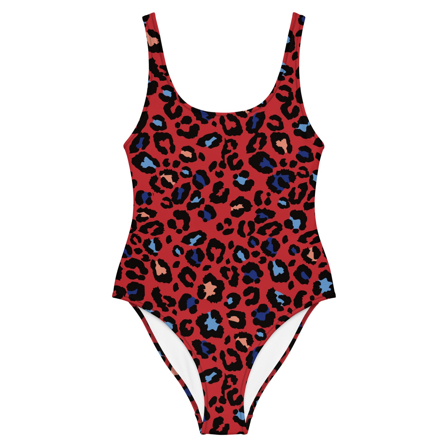 XCLUSIF POETIX RED LEOPARD Women's One-Piece Swimsuit